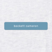 Nom Fer sur Cool Étiquettes de vêtements (Design 1)