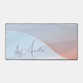 Nom floral pastel bleu du corail (Recto)