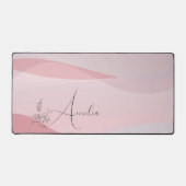 Nom floral rose rose rose pastel (Recto)