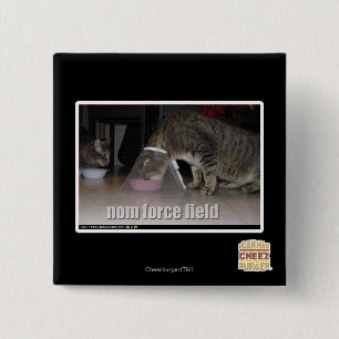 nom force field vierkante button 5,1 cm