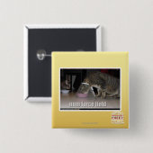 nom force field vierkante button 5,1 cm (Voorkant /achterkant)