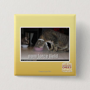 nom force field vierkante button 5,1 cm