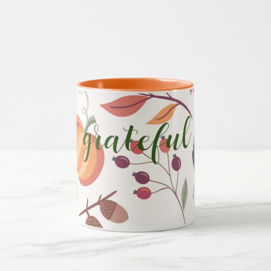 Nom, Grateful Automne 11oz Combo Beverage Mug (Centre)