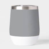 Nom gris Moderne Élégant Monogramme Boho (Arrière)