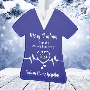 Nom hospitalier personnalisé Joyeux Noël