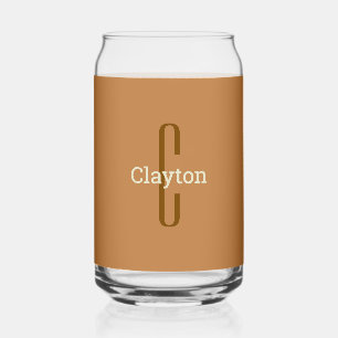 Nom initial Boisson Masculine Cuivre & Marron