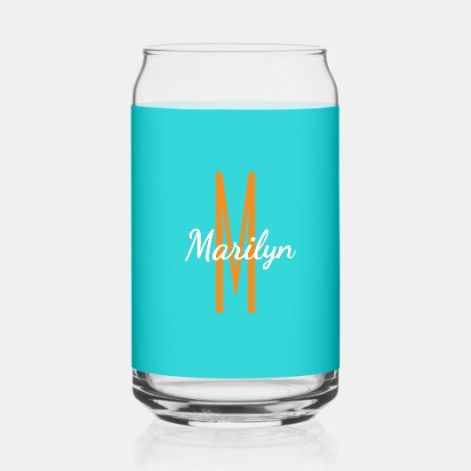 Nom initial | Boisson Turquoise Foncé Orange (Recto)