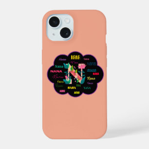 Nom initial floral Fleur Nana