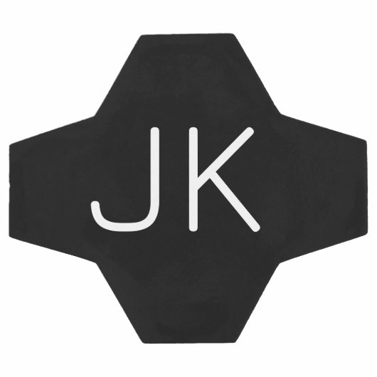 Nom initial minimaliste personnalisable (Plat)