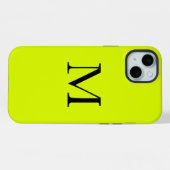 Nom Jaune Fluorescent Néon Chartreuse Couleur (Verso Horizontal)