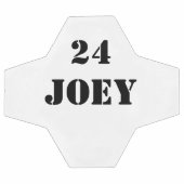 Nom Jersey Numéro Police noire 4Joey (Plat)