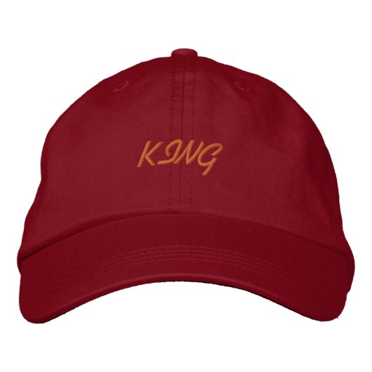 Nom KING A L'Air Confortable Super Casquette (Devant)