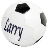 Nom Larry bleu, balle de football (3/4)
