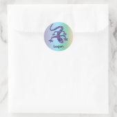 Nom Lizard Gecko Stickers Salamander | modifiable (Sac)