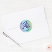 Nom Lizard Gecko Stickers Salamander | modifiable (Enveloppe)