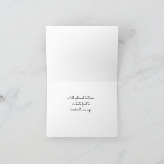 Nom Logo Chalkboard Blue Confirmation Merci (Intérieur)