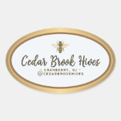 Nom, logo et emplacement de la société étiquette d (Devant)