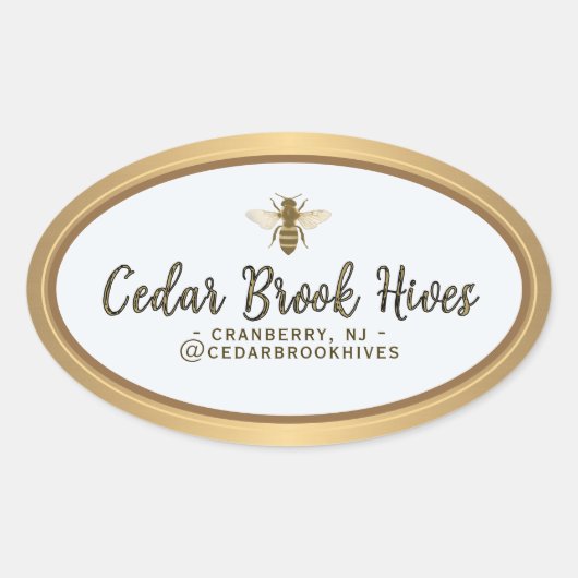 Nom, logo et emplacement de la société étiquette d (Devant)