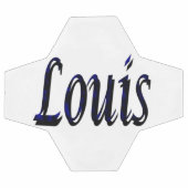 Nom Louis Bleu Et Noir, Soccerball (Plat)
