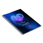 Nom magique avec signe zodiaque Carnet des baies (Côté Droit)