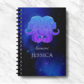 Nom magique avec signe Zodiaque Carnet Gemini