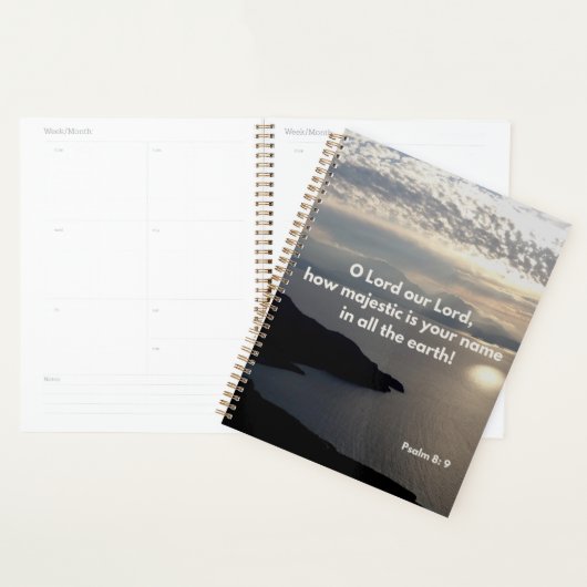 Nom majestueux de Dieu Bible Verse (Devant avec enveloppe)