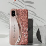 Nom manuscrit Argent Metal Faux Parties scintillan<br><div class="desc">Le design est une photo et les coques ne sont pas faits avec de la parties scintillant, des paillettes, des métaux ou des bois. Cette conception est également disponible sur d'autres modèles de téléphone. Choisissez Type de périphérique pour voir d'autres iPhone, Samsung Galaxy ou coques Google. Certains styles peuvent être...</div>