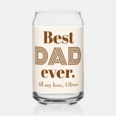 Nom, Meilleur Papa de la Fête des Pères 16oz (Recto)