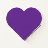 Nom Mère Fils Patineur Cœur Violet Cahier (Dos)