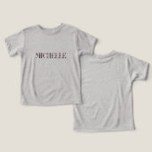 Nom Michelle. (Design Recto & Verso)