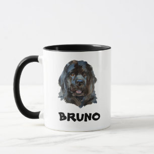 Nom mignon Monogram Newfoundland Dog Mug