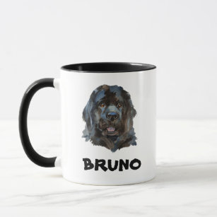 Nom mignon Monogram Newfoundland Dog Mug