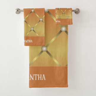 Nom migre or orange géométrique Mesh