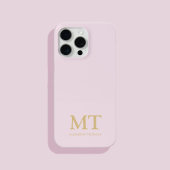 Nom minimaliste moderne Monogramme initial