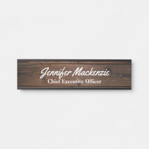 Nom moderne Plaque Grain de bois Panneau de porte 