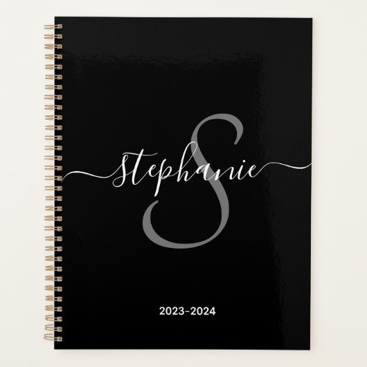 Nom moderne Premier Monogramme Enseignant (Devant)