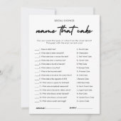 Nom moderne qui gâte Fête des mariées carte de jeu (Devant)