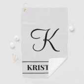 Nom modifiable luxueux et première serviette de go (En situation)