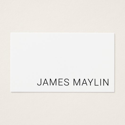 Nom modifiable minimal simple ou autre texte (Devant)