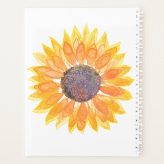 Nom Monogramme Aquarelle Tournée (Dos)