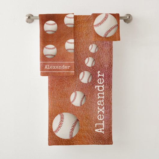 Nom monogramme baseball softball salle de sport (En situation)