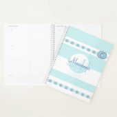 Nom Monogramme Bleu 2025 Moderne (Devant avec enveloppe)