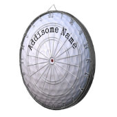 Nom monogramme Cible de flechettes balle de golf b (Devant droit)