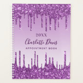 Nom monogramme de la parties scintillant violet de (Devant)