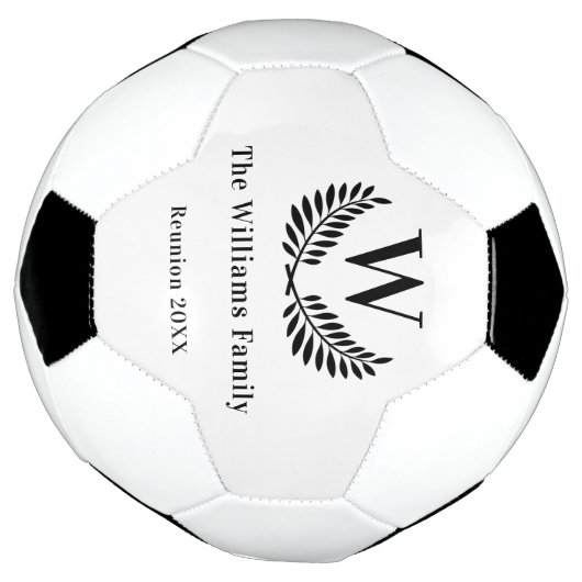 Nom monogramme de la réunion familiale classique (Tourné)