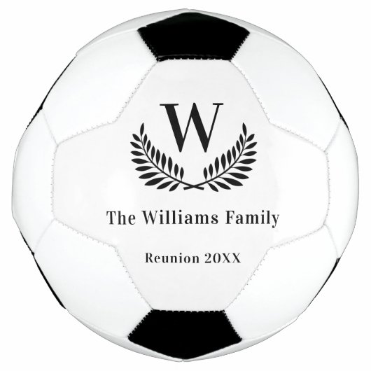 Nom monogramme de la réunion familiale classique (Devant)