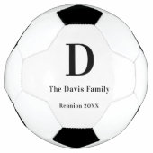 Nom monogramme de la réunion familiale simple (Devant)