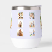 Nom monogramme du collage photo de la lavande (Gauche)