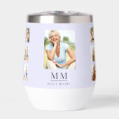 Nom monogramme du collage photo de la lavande (Avant)