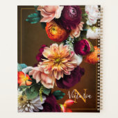 Nom Monogramme Élégant Floral Botanique Rustique (Dos)
